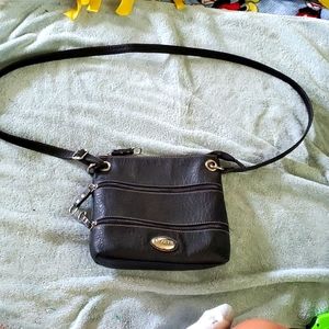 Black cross body bag